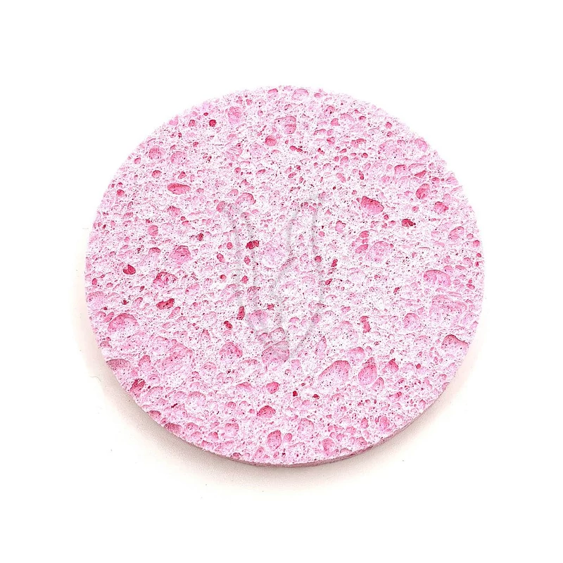 4404 Kerek lemosó szivacs pink 10cm