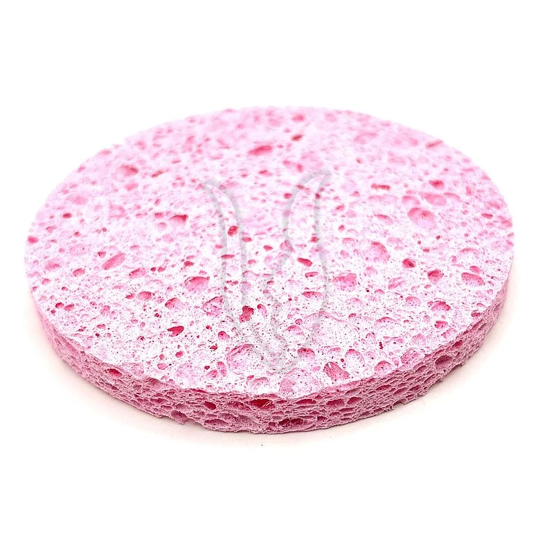 4404 Kerek lemosó szivacs pink 10cm
