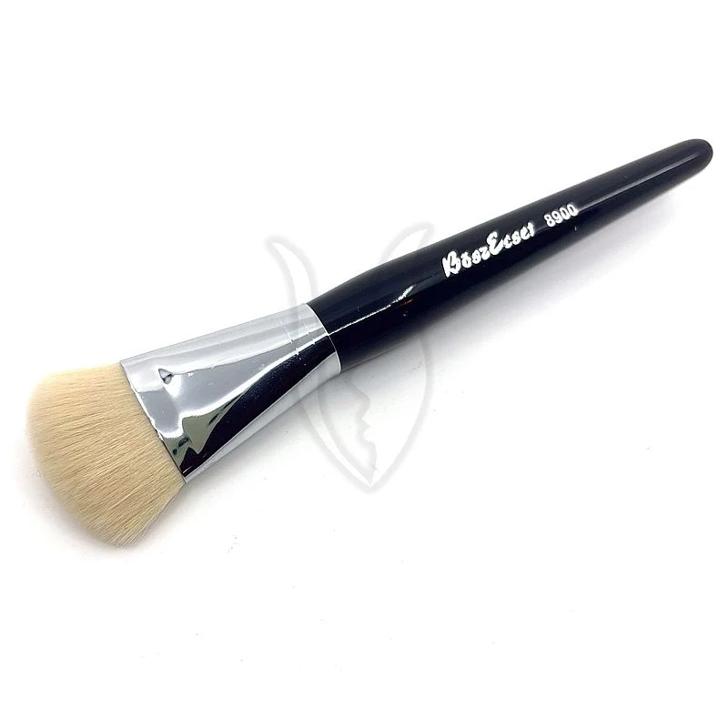 8900 Széles laposívű fehér makeup ecset 
